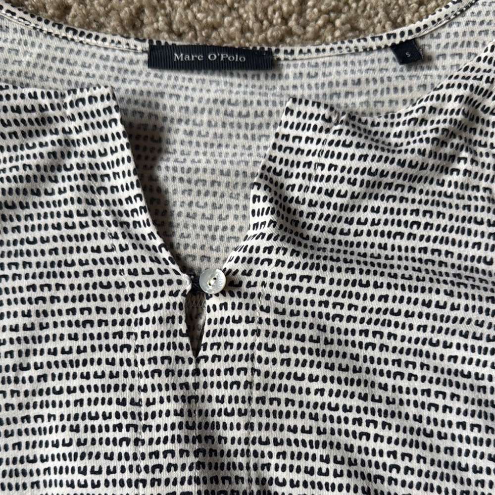 Gray Relaxed Ribbed Blouse - Picture 2 of 4